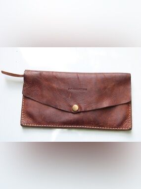FSP collection leather clutch